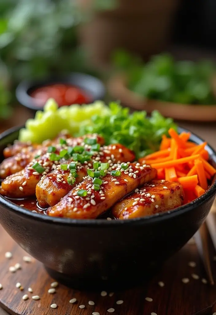 27 Juicy Dairy Free Chicken Recipes for Dinner Tonight - 6. Teriyaki Chicken Bowl