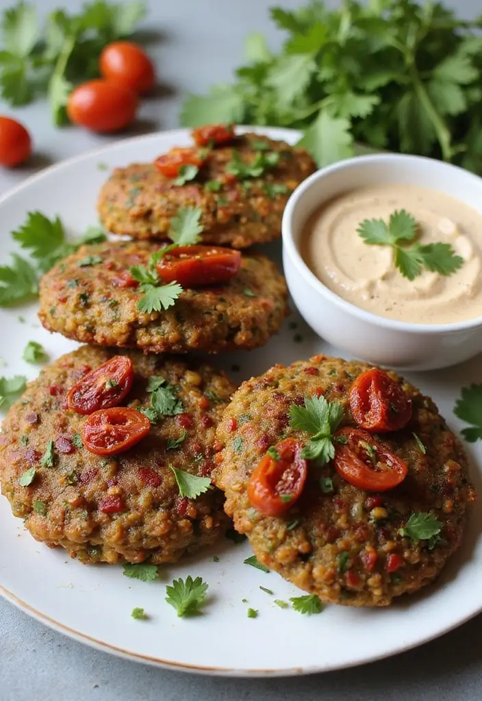 27 Juicy & Easy Dairy Free Hamburger Recipes You’ll Keep Making - 11. Mediterranean Lentil Burgers