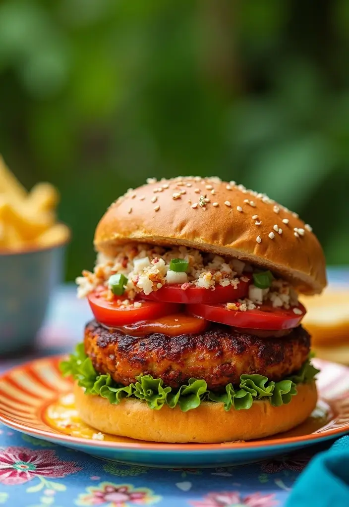 27 Juicy & Easy Dairy Free Hamburger Recipes You’ll Keep Making - 12. BBQ Jackfruit Burgers