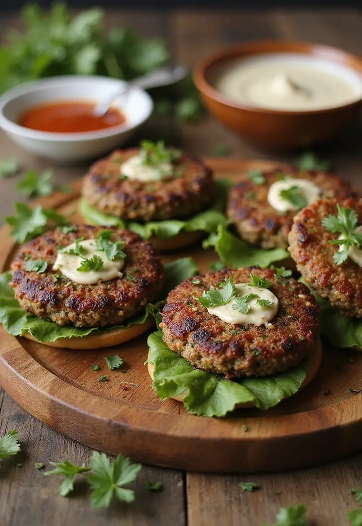 27 Juicy & Easy Dairy Free Hamburger Recipes You’ll Keep Making - 15. Eggplant and Quinoa Burgers