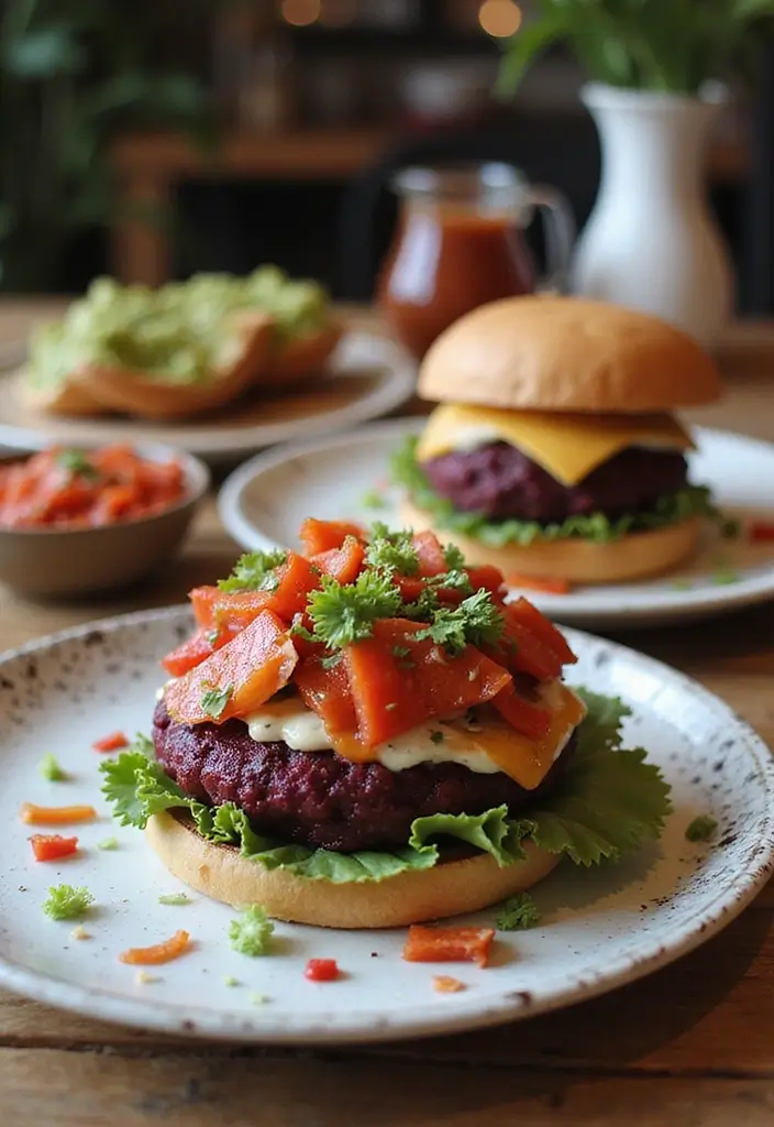 27 Juicy & Easy Dairy Free Hamburger Recipes You’ll Keep Making - 23. Beet and Black Bean Burgers