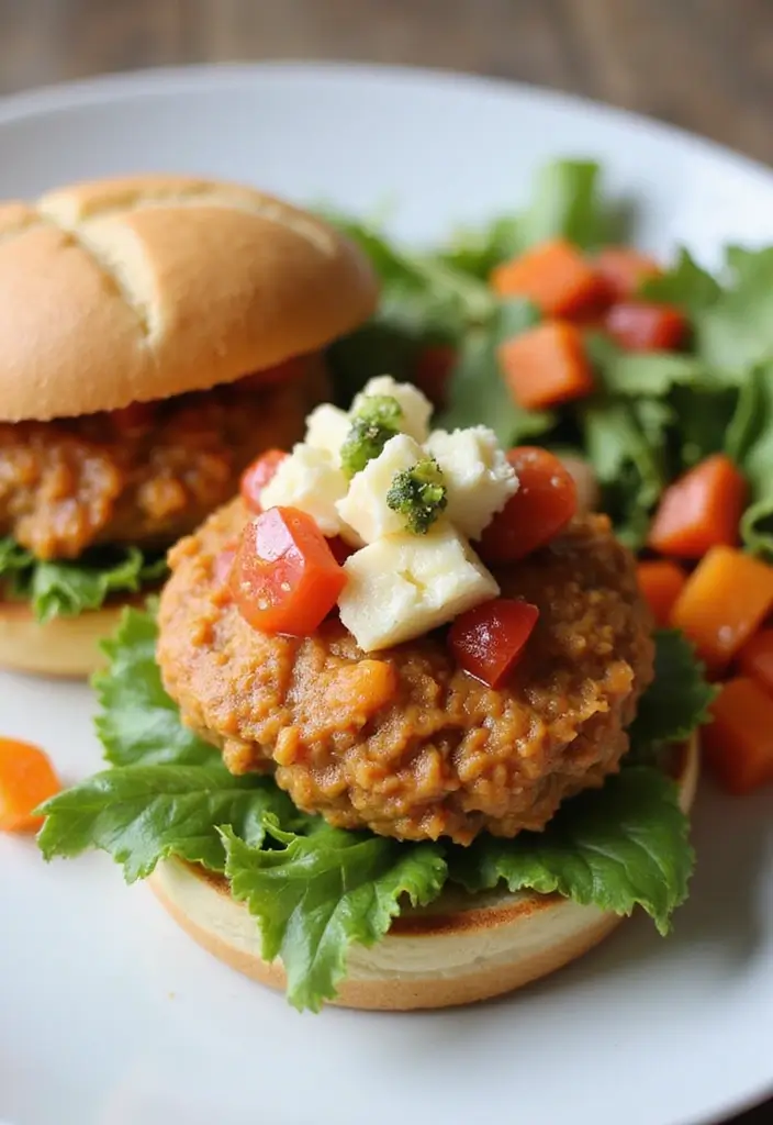 27 Juicy & Easy Dairy Free Hamburger Recipes You’ll Keep Making - 27. Almond Butter and Sweet Potato Burgers