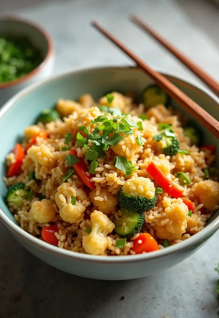27 Keto Dairy Free Recipes That Actually Taste Great - 17. Cauliflower Rice Stir-Fry