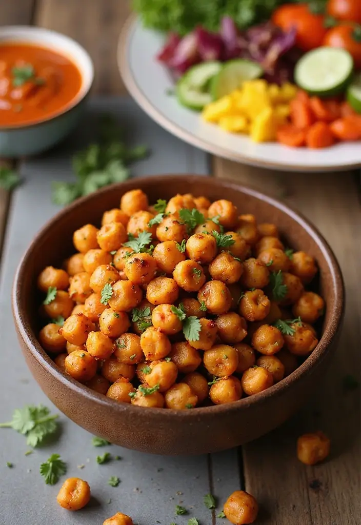 27 Keto Dairy Free Recipes That Actually Taste Great - 21. Spicy Roasted Chickpeas