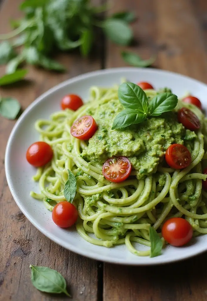 27 Keto Dairy Free Recipes That Actually Taste Great - 5. Zucchini Noodles with Avocado Pesto