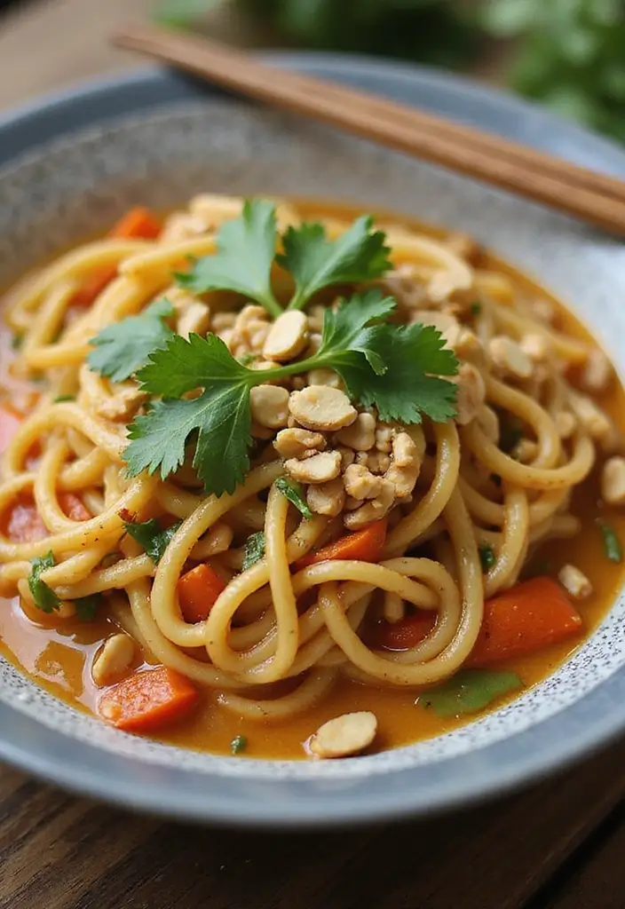 28 Dairy Free Dinner Recipes So Good You Won’t Miss the Cheese - 13. Thai Peanut Noodles