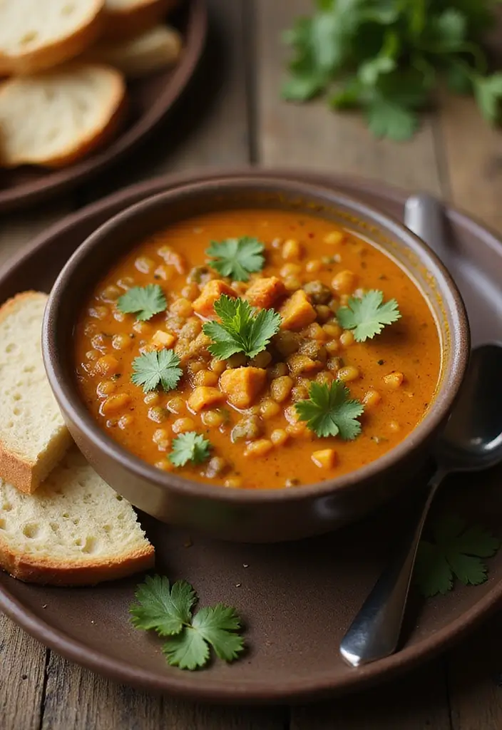 28 Dairy Free Dinner Recipes So Good You Won’t Miss the Cheese - 14. Curried Lentil Soup