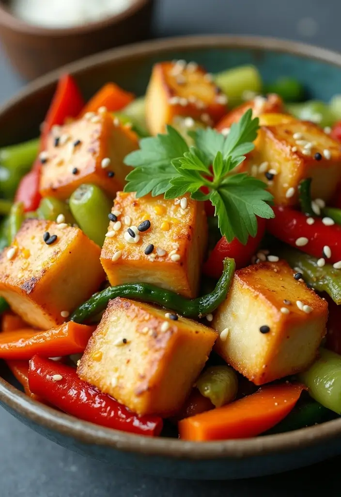 28 Dairy Free Dinner Recipes So Good You Won’t Miss the Cheese - 9. Vegetable Stir-Fry with Tofu