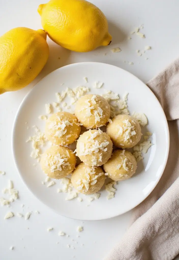 30 Best Gluten Dairy Free Recipes for Every Occasion - 18. Lemon Coconut Energy Bites