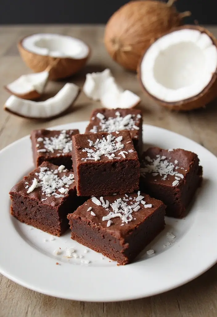 30 Best Gluten Dairy Free Recipes for Every Occasion - 30. Coconut Fudge Brownies