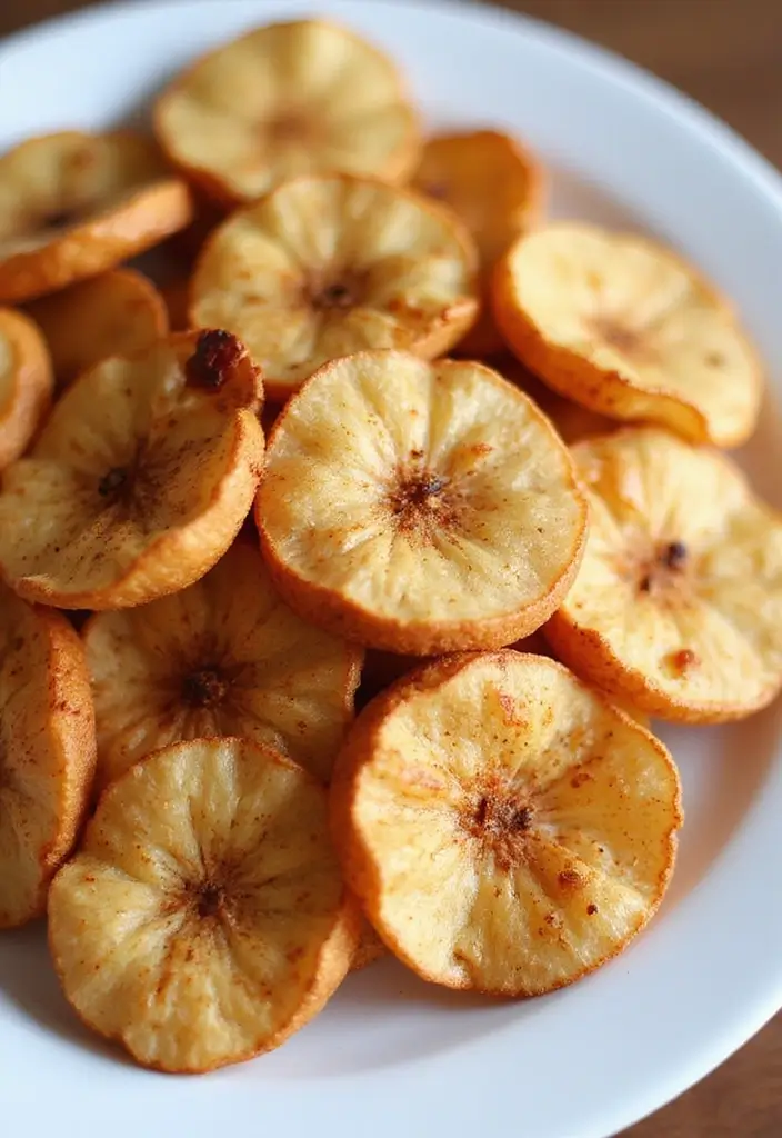 30 Clean-Eating Gluten Dairy Sugar Free Recipes You’ll Love - 15. Spiced Apple Chips