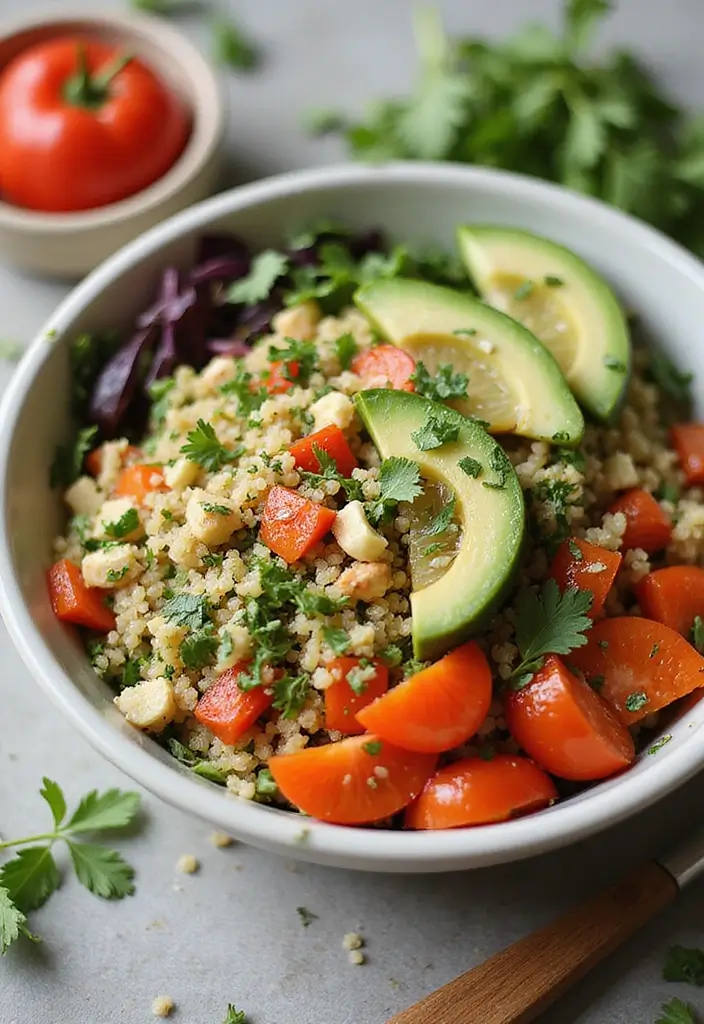 30 Clean-Eating Gluten Dairy Sugar Free Recipes You’ll Love - 16. Herbed Quinoa Salad