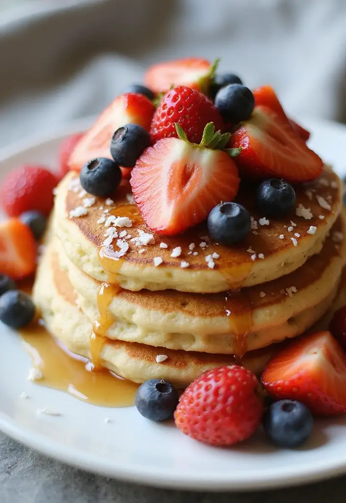 30 Clean-Eating Gluten Dairy Sugar Free Recipes You’ll Love - 20. Coconut Flour Pancakes