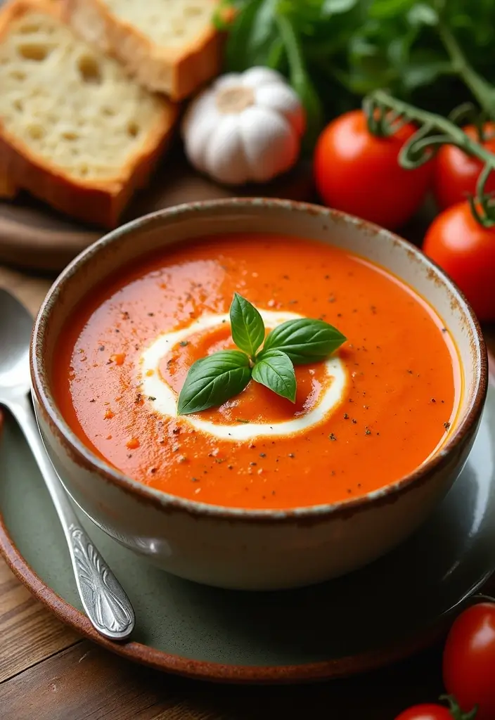 30 Comforting Soup Recipes That Are 100% Dairy Free - 1. Creamy Coconut Tomato Soup