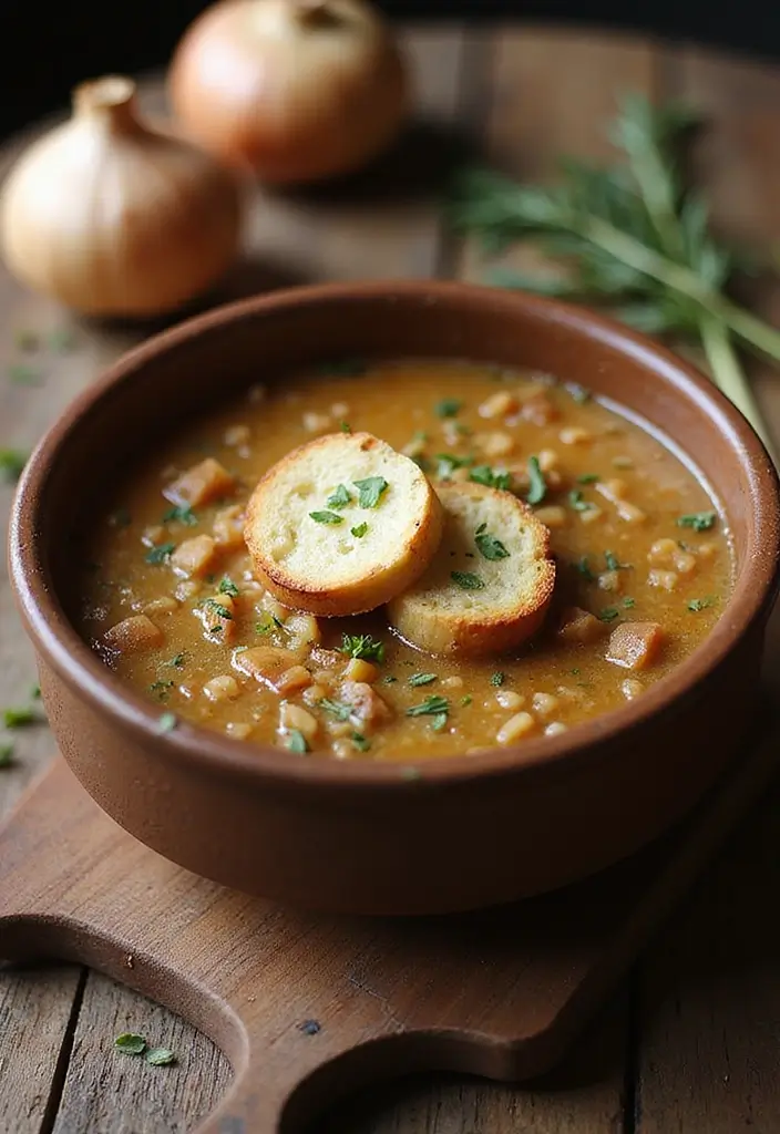 30 Comforting Soup Recipes That Are 100% Dairy Free - 11. French Onion Soup