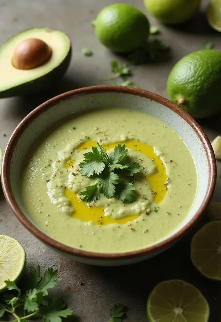 30 Comforting Soup Recipes That Are 100% Dairy Free - 24. Creamy Avocado Soup