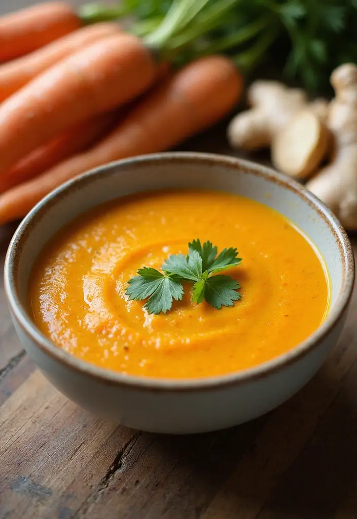 30 Comforting Soup Recipes That Are 100% Dairy Free - 3. Curried Carrot and Ginger Soup