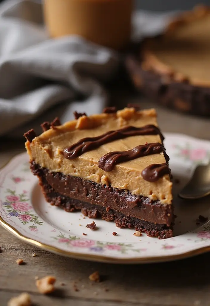 30 Dairy Free Pie Recipes That Taste Like the Real Thing - 12. Chocolate Peanut Butter Pie