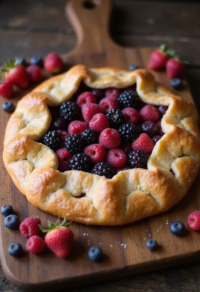 30 Dairy Free Pie Recipes That Taste Like the Real Thing - 15. Berry Galette
