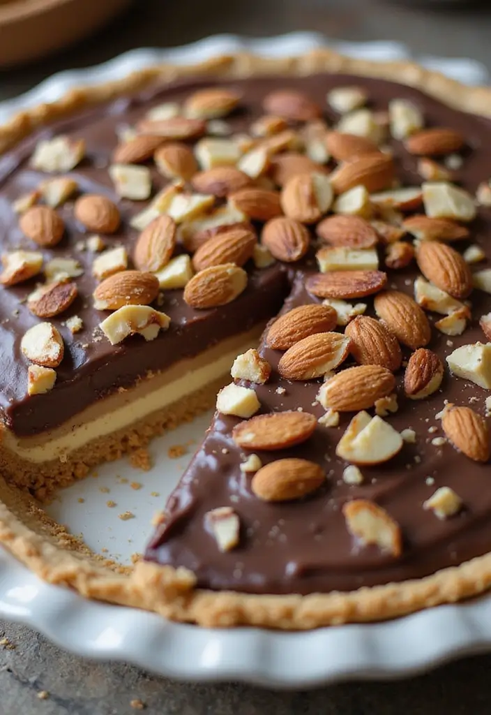 30 Dairy Free Pie Recipes That Taste Like the Real Thing - 16. Almond Joy Pie