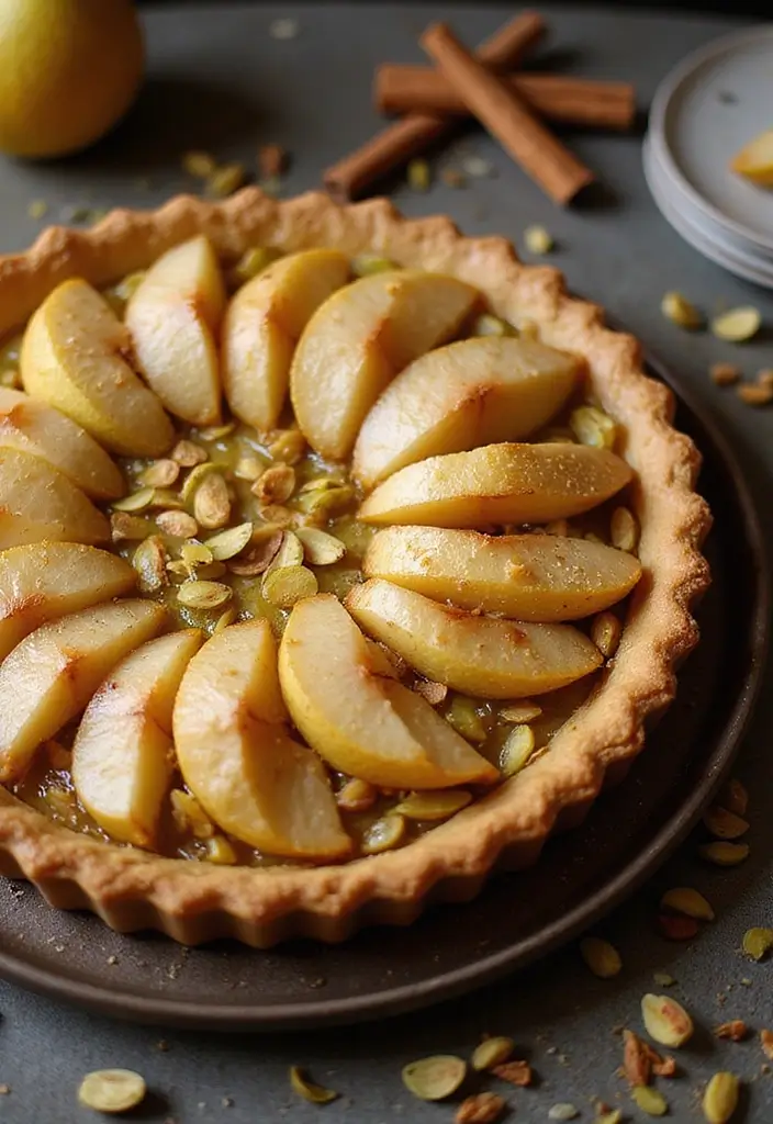30 Dairy Free Pie Recipes That Taste Like the Real Thing - 17. Cardamom Pear Pie