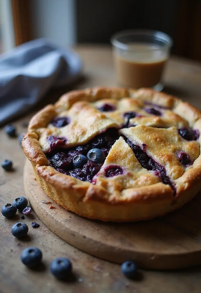 30 Dairy Free Pie Recipes That Taste Like the Real Thing - 18. Roasted Blueberry Pie