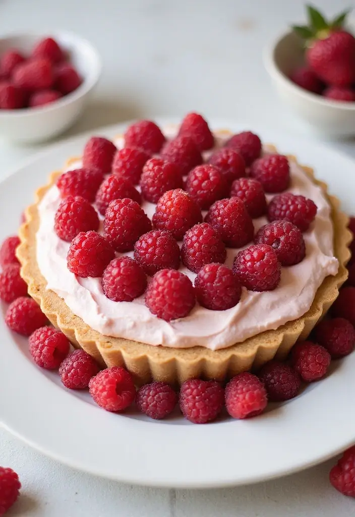 30 Dairy Free Pie Recipes That Taste Like the Real Thing - 22. Creamy Raspberry Pie