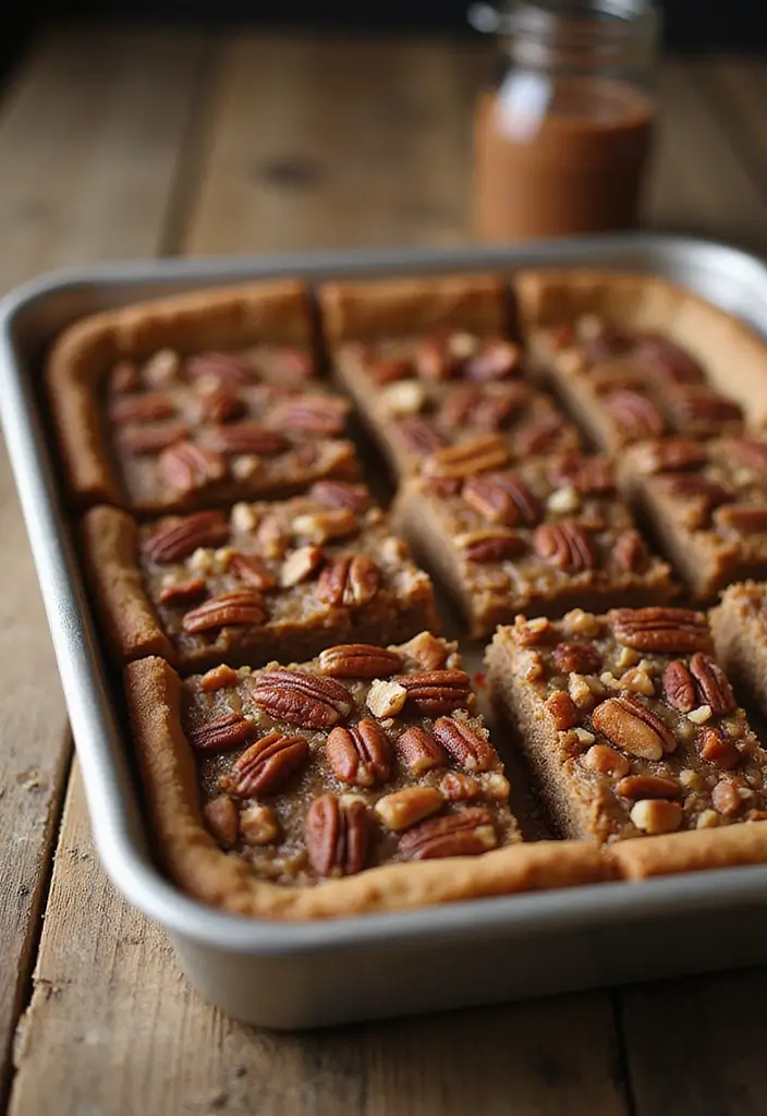 30 Dairy Free Pie Recipes That Taste Like the Real Thing - 24. Pecan Pie Bars
