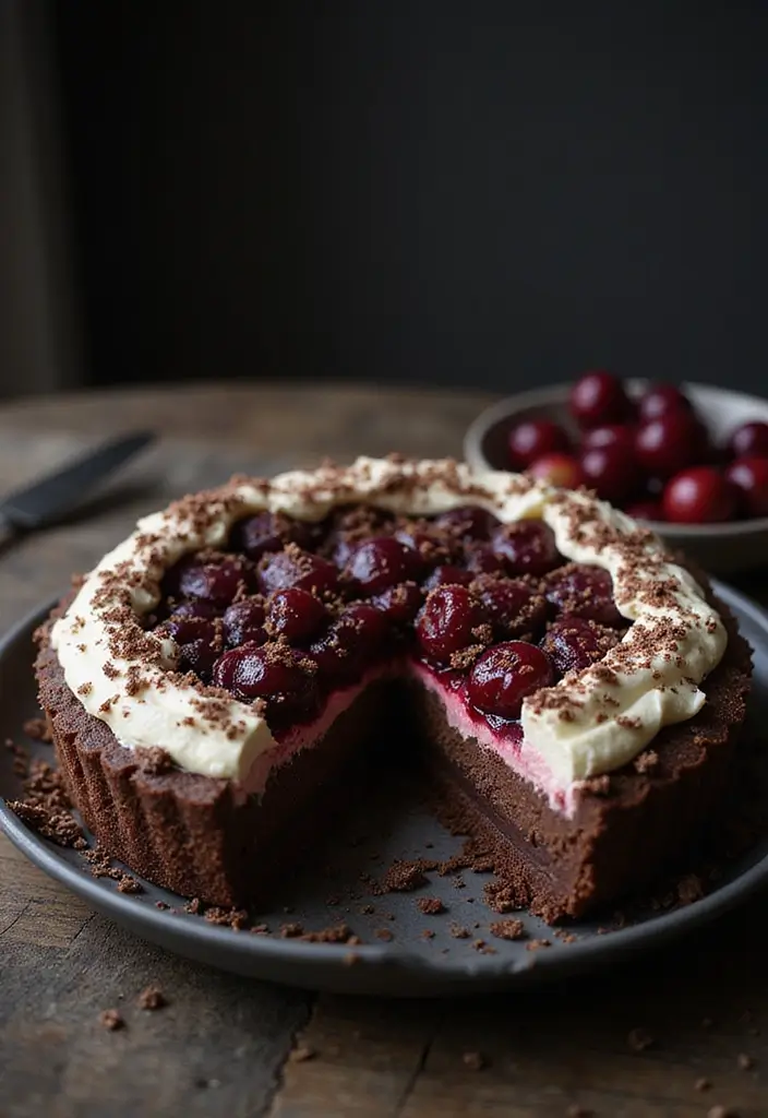 30 Dairy Free Pie Recipes That Taste Like the Real Thing - 26. Black Forest Pie