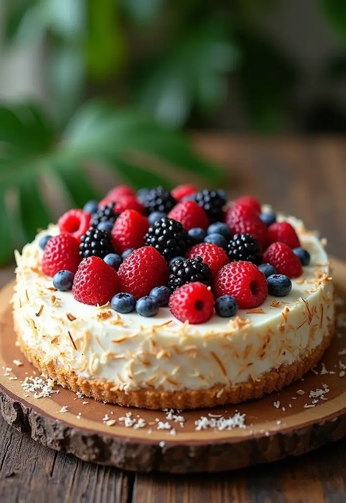 30 Dairy Free Pie Recipes That Taste Like the Real Thing - 3. Fresh Berry Coconut Cream Pie
