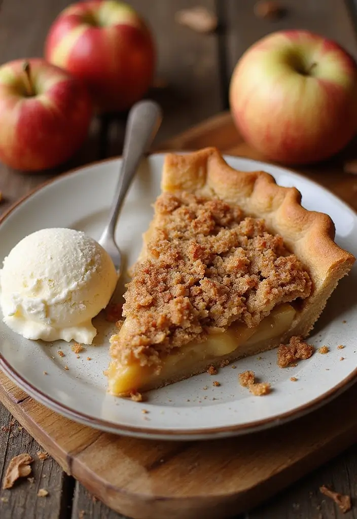 30 Dairy Free Pie Recipes That Taste Like the Real Thing - 7. Apple Cinnamon Crumble Pie