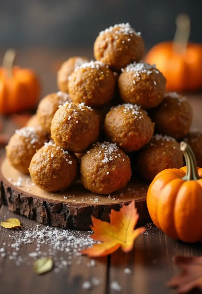 30 Dessert Recipes That Are Totally Gluten Free & Dairy Free - 13. Pumpkin Pie Energy Balls