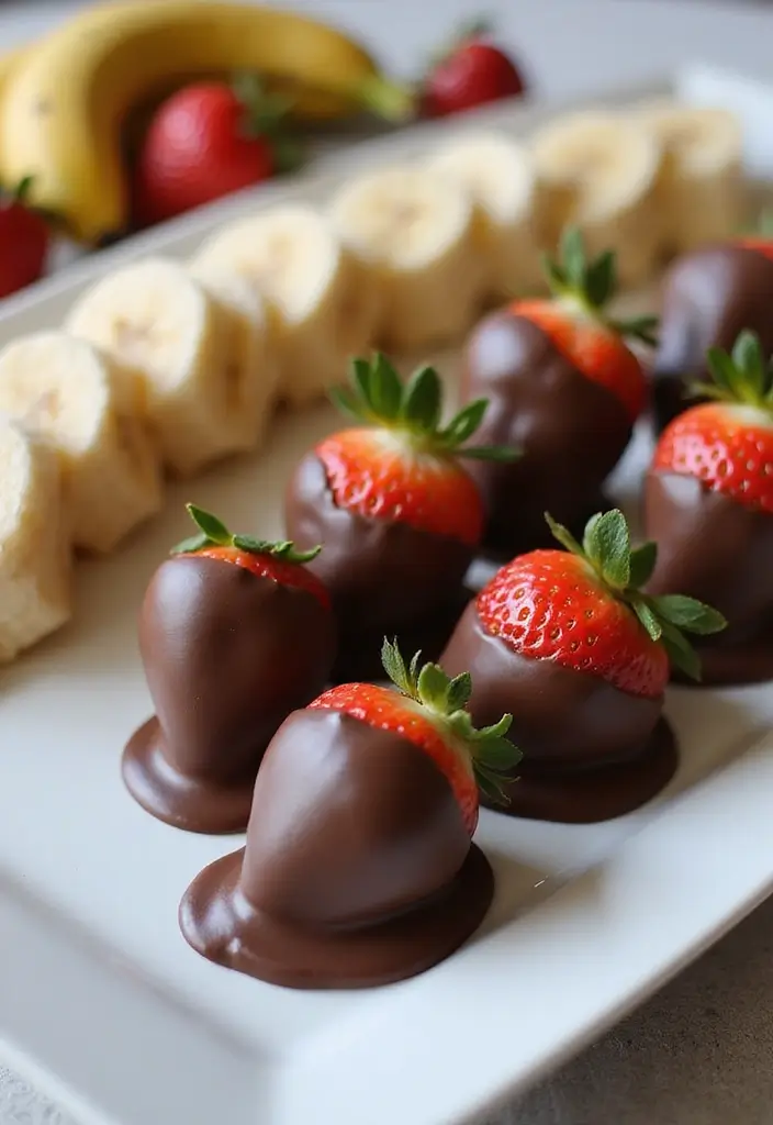 30 Dessert Recipes That Are Totally Gluten Free & Dairy Free - 15. Chocolate Dipped Fruit