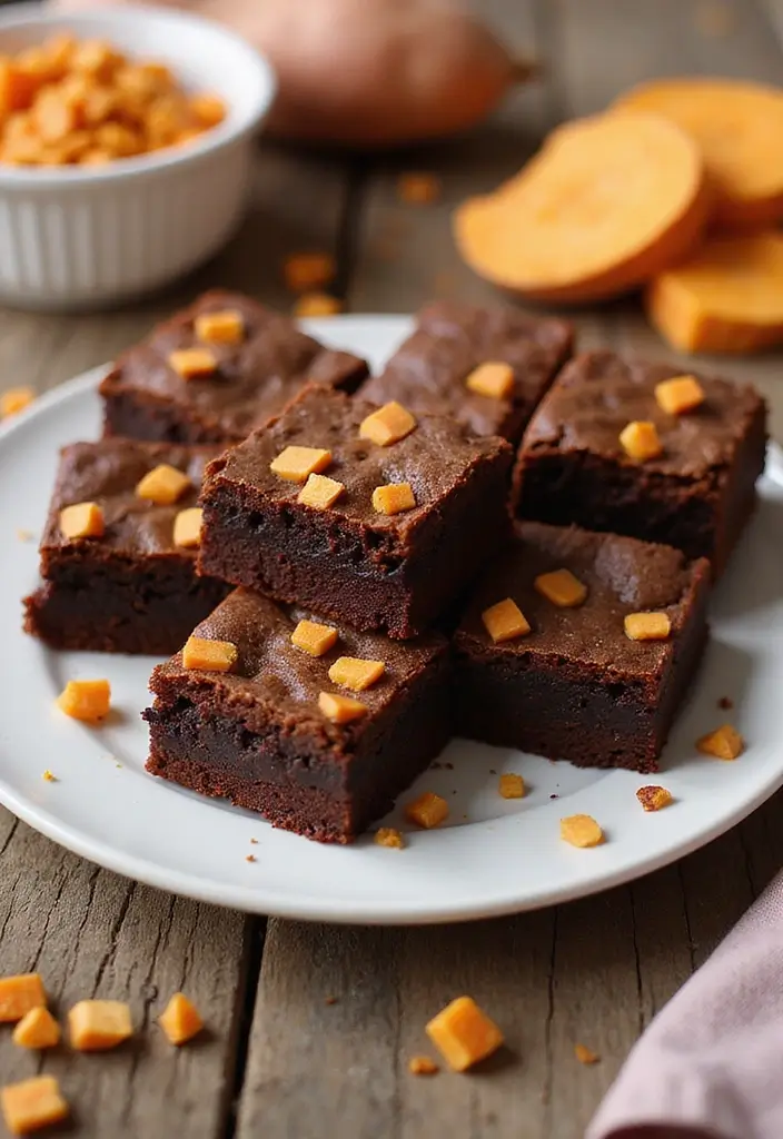 30 Dessert Recipes That Are Totally Gluten Free & Dairy Free - 16. Sweet Potato Brownies