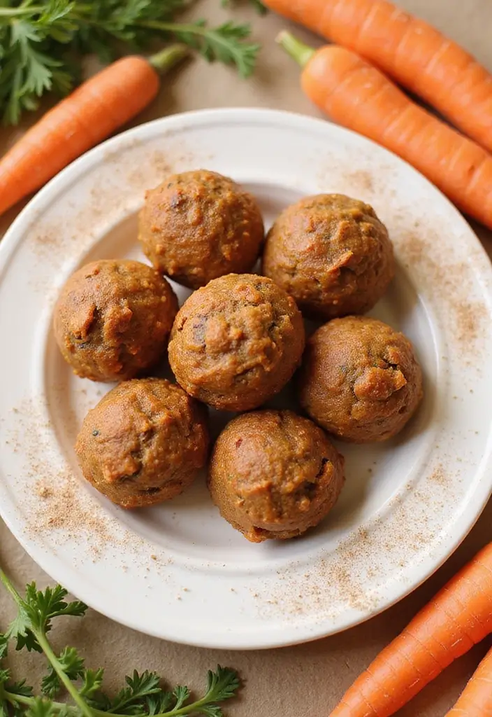 30 Dessert Recipes That Are Totally Gluten Free & Dairy Free - 25. Carrot Cake Energy Balls