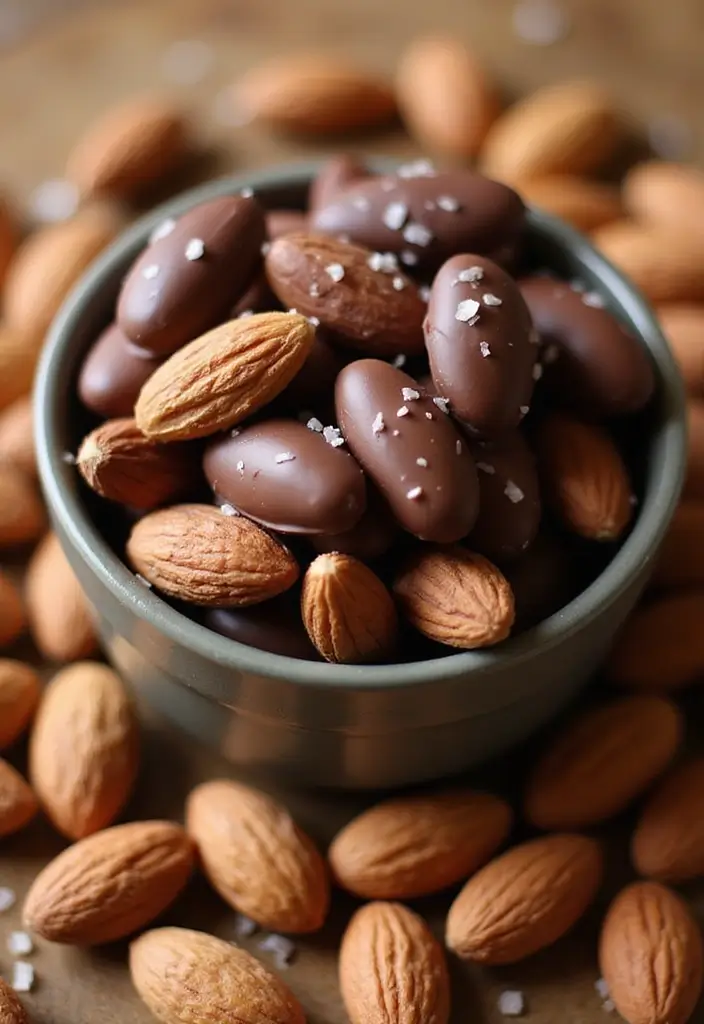 30 Dessert Recipes That Are Totally Gluten Free & Dairy Free - 28. Chocolate-Dipped Almonds