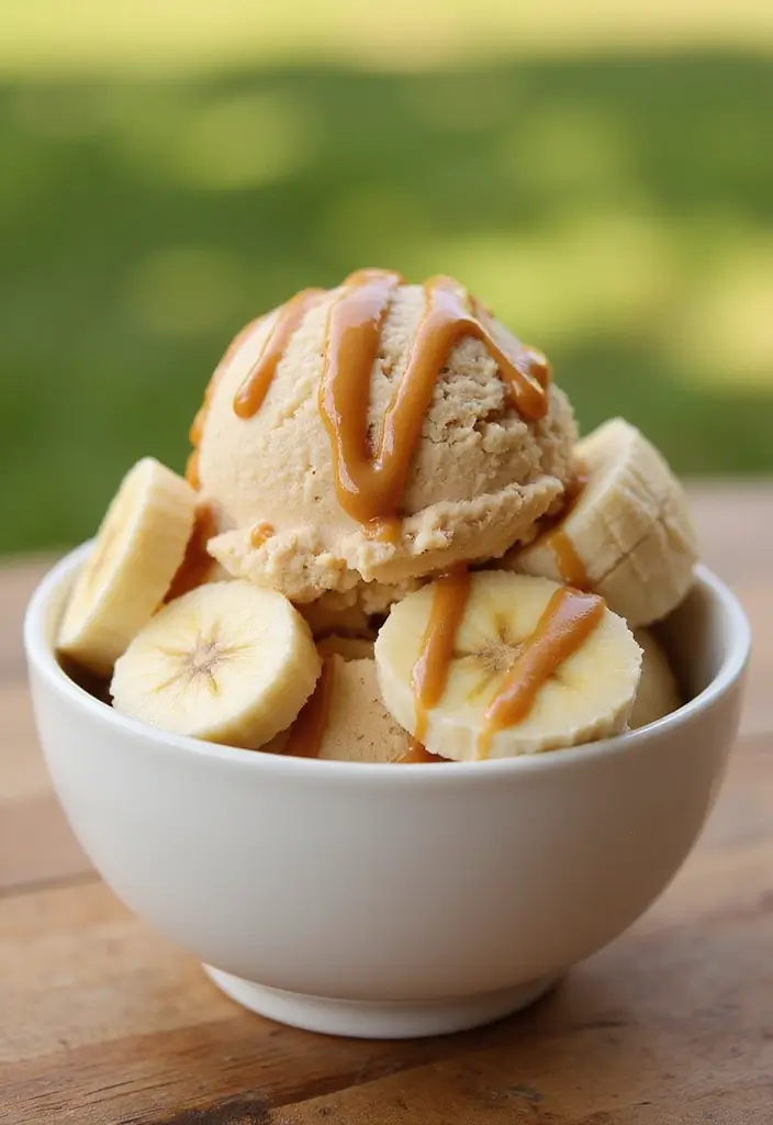 30 Dessert Recipes That Are Totally Gluten Free & Dairy Free - 5. Peanut Butter Banana Ice Cream