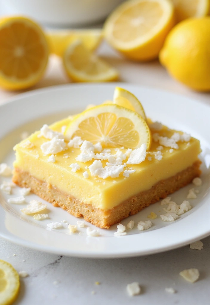 30 Dessert Recipes That Are Totally Gluten Free & Dairy Free - 7. Lemon Coconut Bars