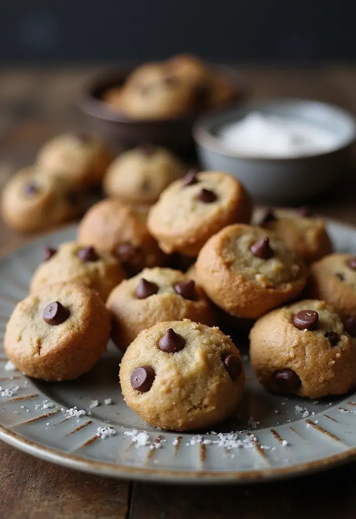 30 Dessert Recipes That Are Totally Gluten Free & Dairy Free - 8. Chocolate Chip Cookie Dough Bites