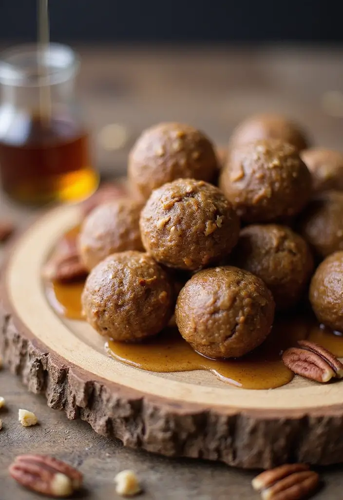 30 Dessert Recipes That Are Totally Gluten Free & Dairy Free - 9. Maple Pecan Energy Balls