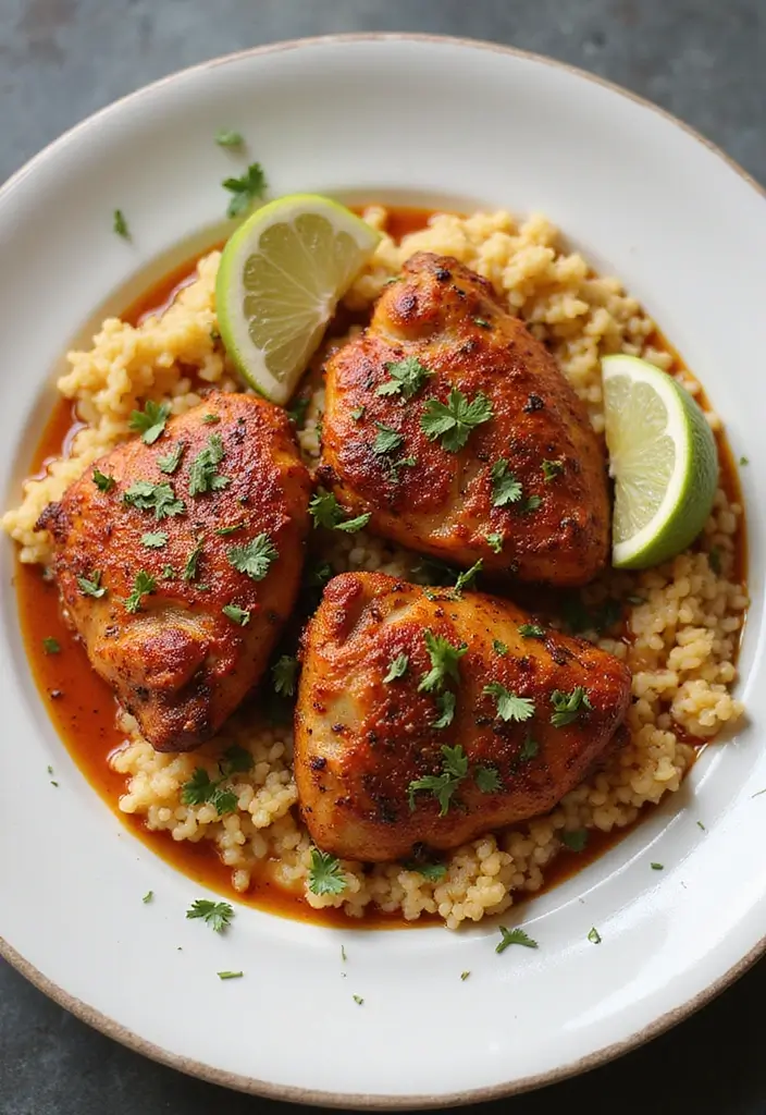 30 Flavorful Gluten Free Dairy Free Chicken Recipes You’ll Make Again - 10. Moroccan Spiced Chicken Thighs