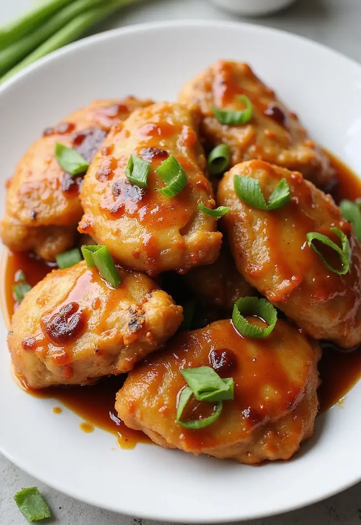 30 Flavorful Gluten Free Dairy Free Chicken Recipes You’ll Make Again - 3. Spicy Honey Garlic Chicken Thighs