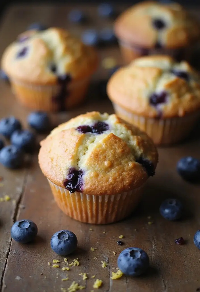 30 Fluffy & Moist Dairy Free Muffin Recipes to Bake Now - 1. Classic Blueberry Muffins