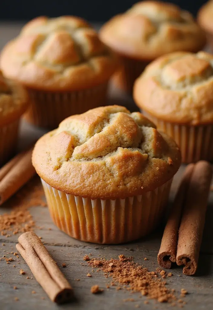 30 Fluffy & Moist Dairy Free Muffin Recipes to Bake Now - 23. Maple Cinnamon Muffins