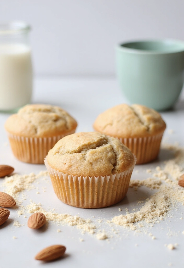 30 Fluffy & Moist Dairy Free Muffin Recipes to Bake Now - 28. Almond Flour Muffins