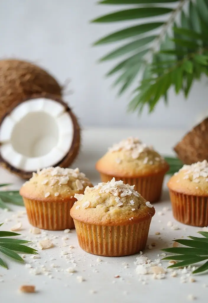 30 Fluffy & Moist Dairy Free Muffin Recipes to Bake Now - 29. Coconut Flour Muffins