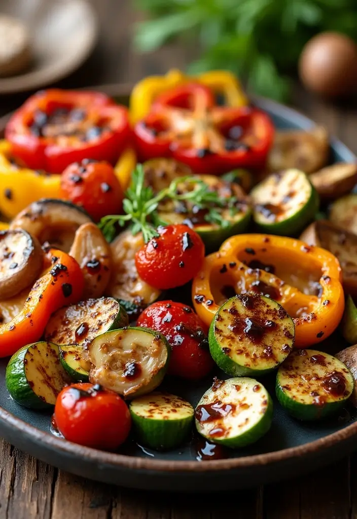 30 Gluten Dairy Free Thanksgiving Recipes Your Guests Will Love - 10. Grilled Vegetable Platter