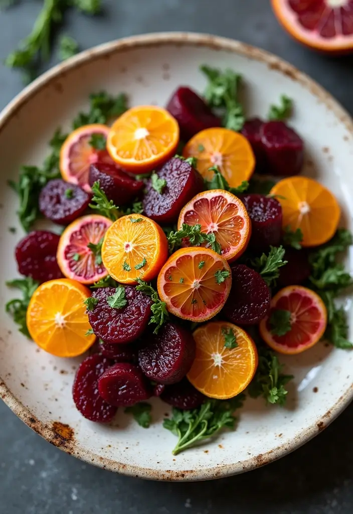 30 Gluten Dairy Free Thanksgiving Recipes Your Guests Will Love - 14. Beet and Citrus Salad