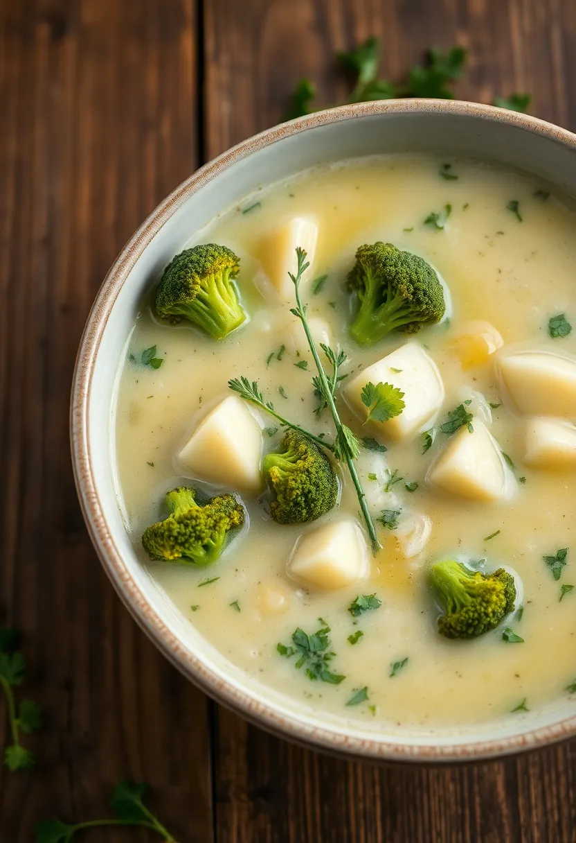 30 Gluten Dairy Free Thanksgiving Recipes Your Guests Will Love - 25. Broccoli and Potato Soup