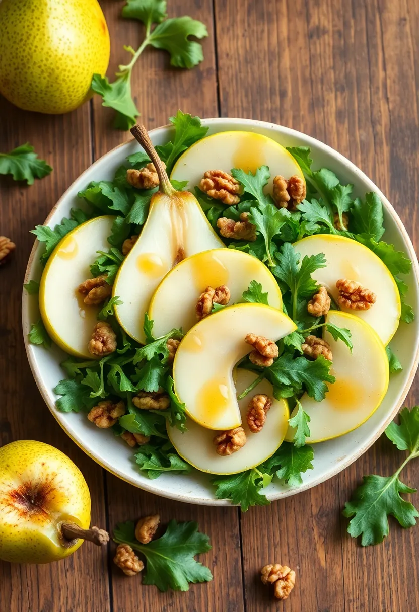 30 Gluten Dairy Free Thanksgiving Recipes Your Guests Will Love - 27. Pear and Arugula Salad